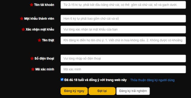 Cách đăng ký tài khoản tại SB365