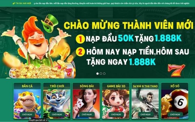 Giao diện Cwin hấp dẫn