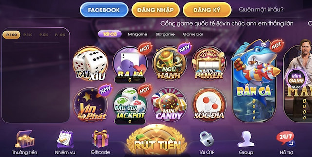 Kho game cá cược tại Sam86 Biz