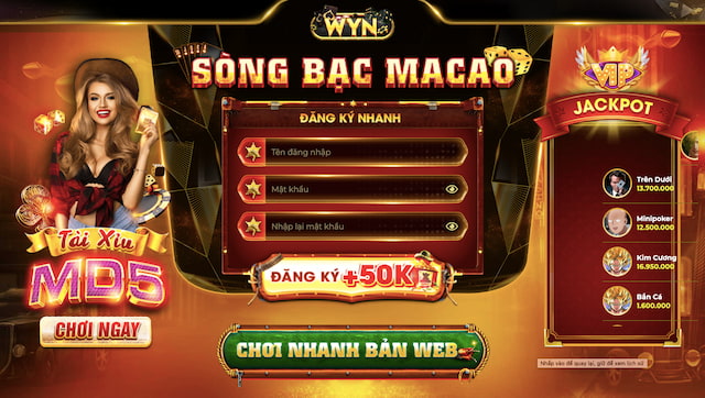 Kho sản phẩm cá cược tại Wyn88 đa dạng